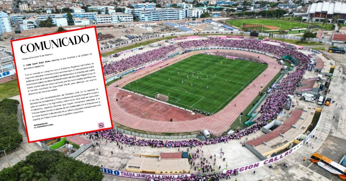 ¡Confirmado! Sport Boys jugará en el Miguel Grau pero... 