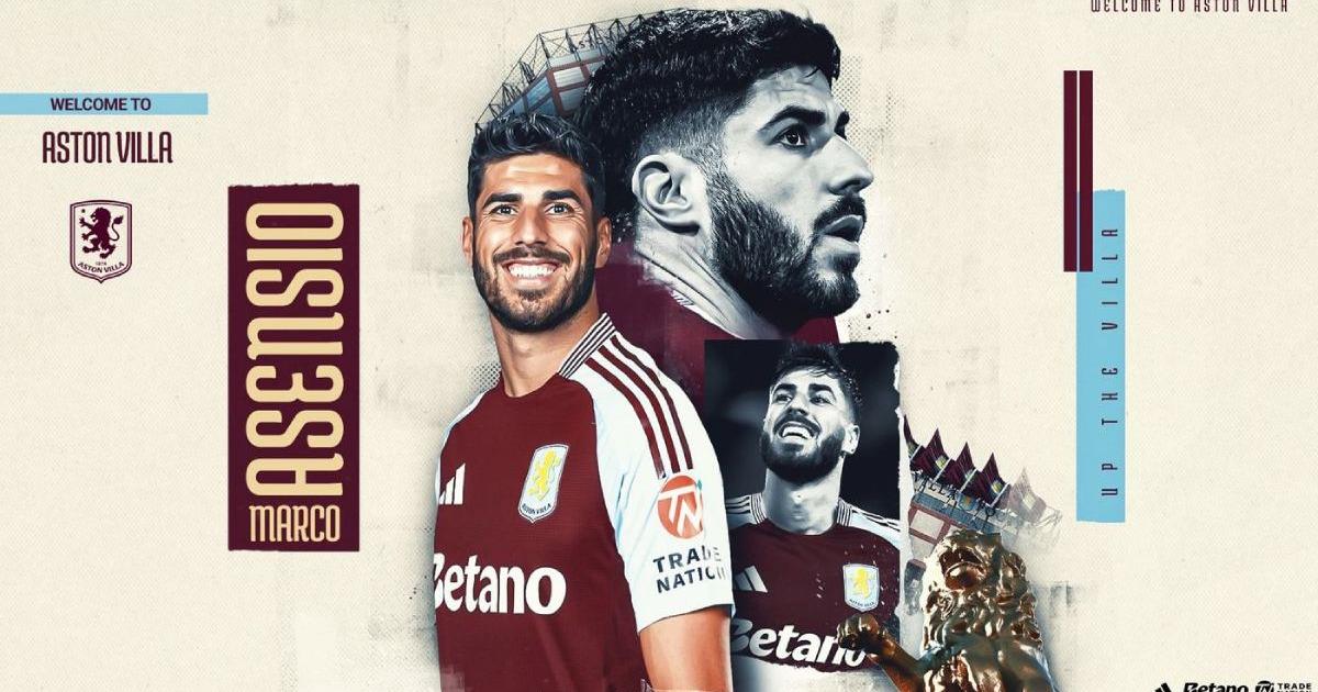 Otro 'crack' al Aston Villa: Asensio jugará en la Premier League