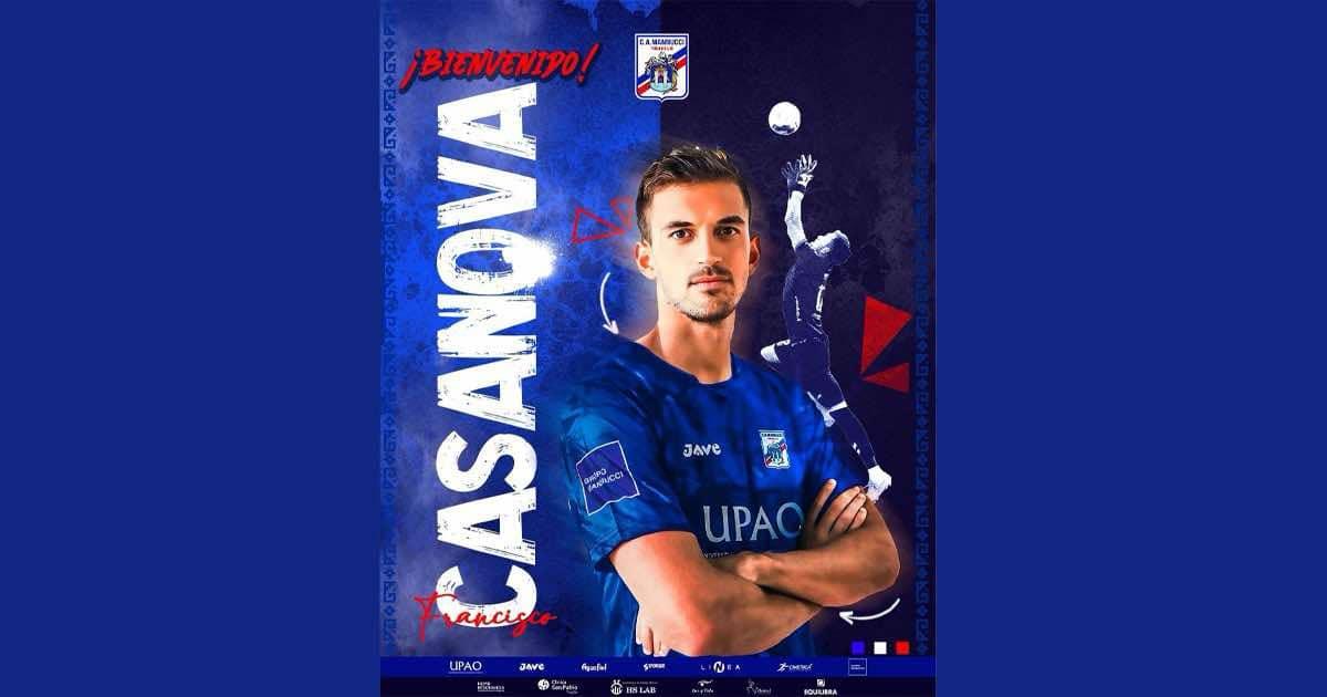 ¡'Tricolor' se arma! Arquero uruguayo Francisco Casanova reforzará a Mannucci en Liga 2 