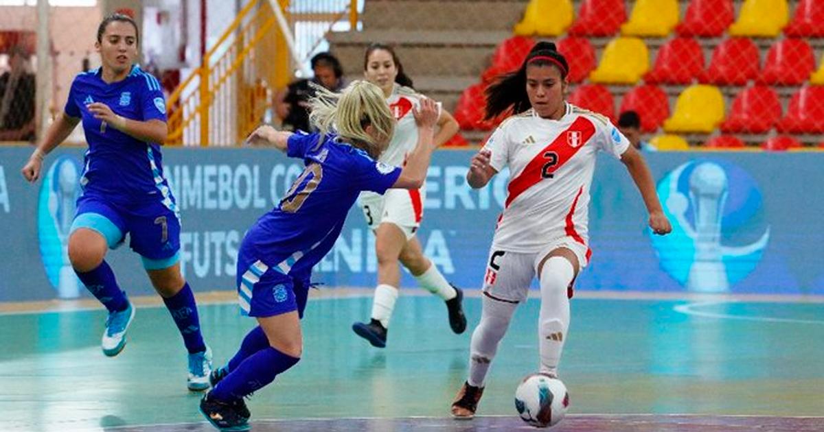 ¡Qué tal paliza! Perú cayó 10-0 ante Argentina en la Copa América de futsal femenina