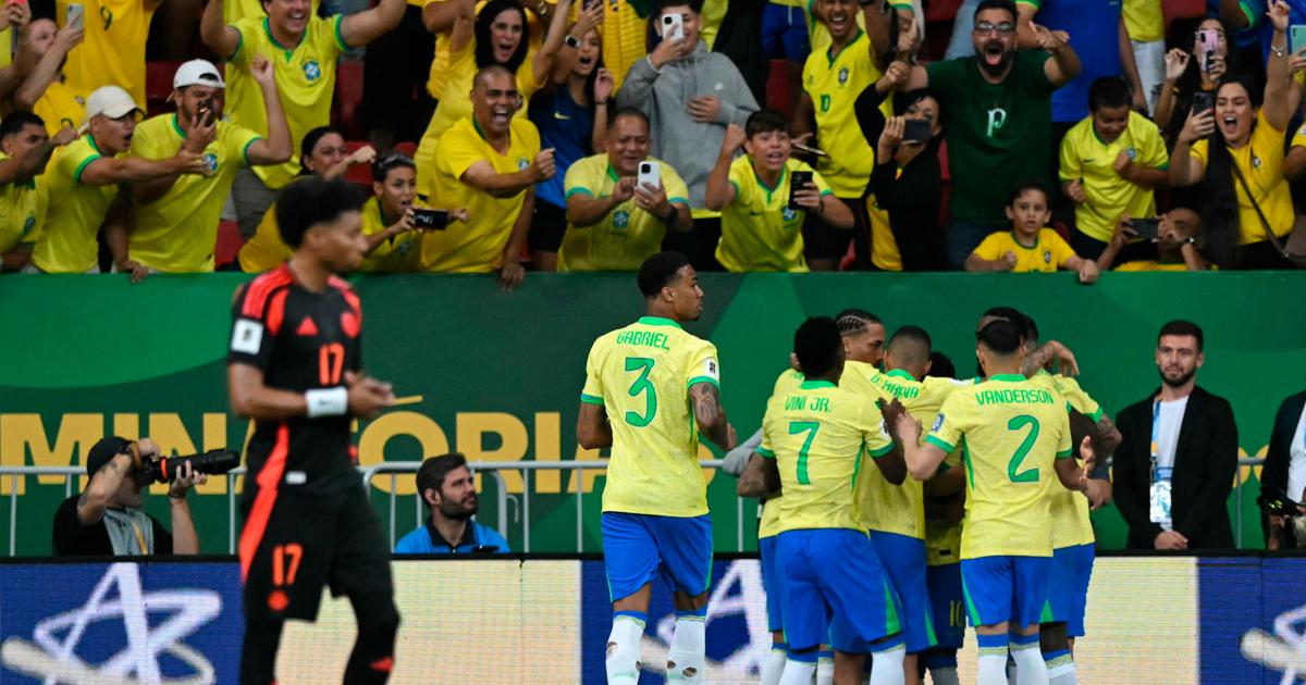 (FOTOS) ¡Triunfo agónico! Brasil se impuso 2-1 a Colombia en Brasilia
