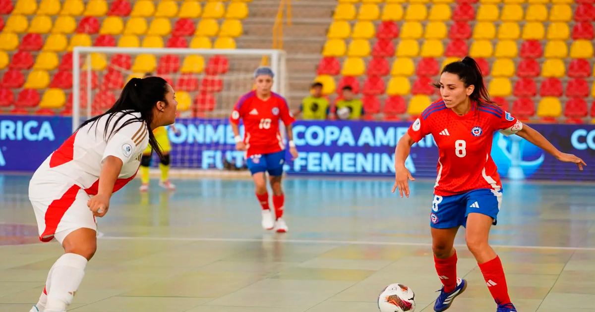 (FOTOS) ¡Volvió a perder! Perú cayó ante Chile en la Copa América futsal femenino 2025