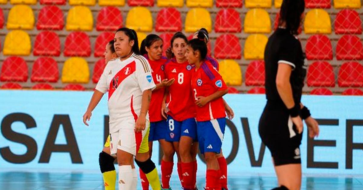 (FOTOS) ¡Volvió a perder! Perú cayó ante Chile en la Copa América futsal femenino 2025