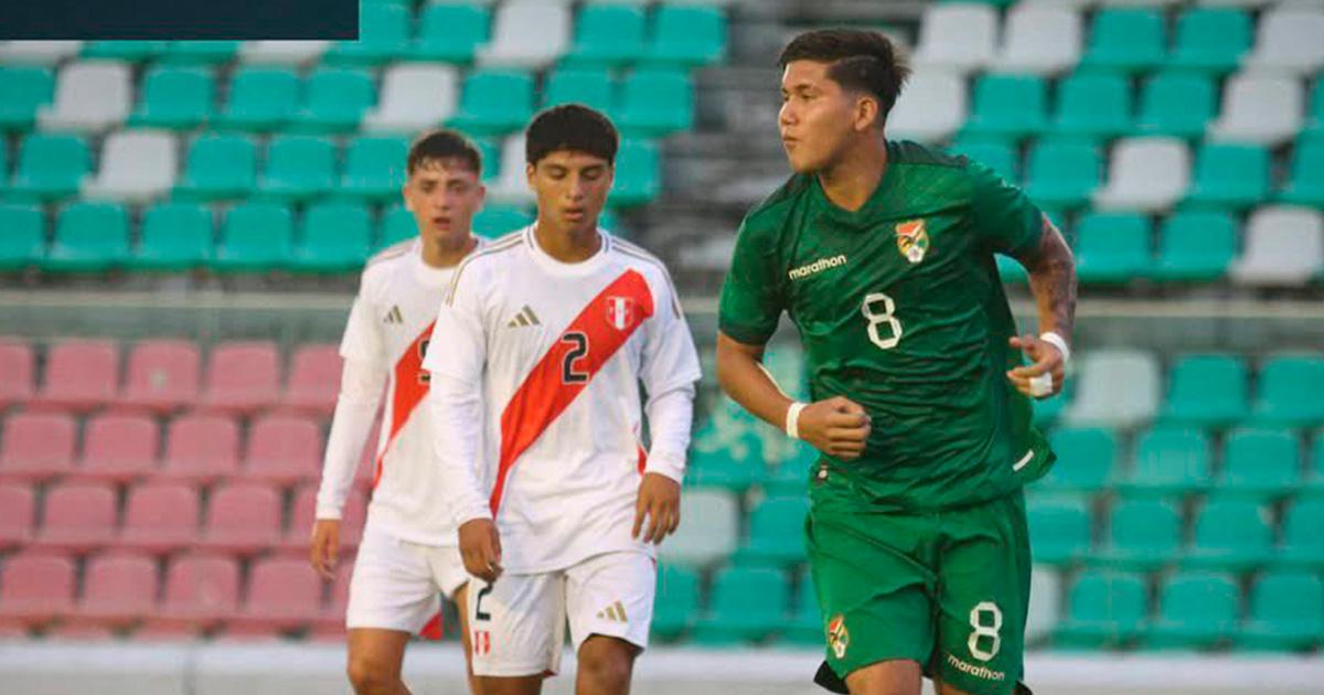 Selección peruana Sub 17 cayó ante Bolivia en partido amistoso