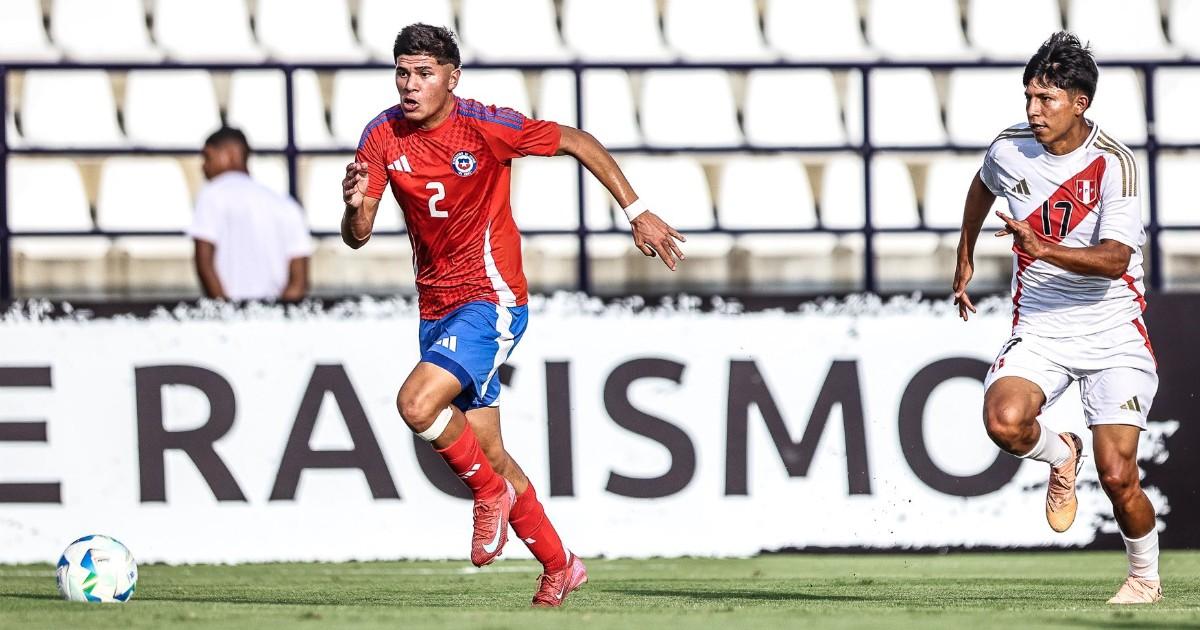 (FOTOS) Otro golpe: Perú cayó por 5-0 ante Chile en Sudamericano sub 17