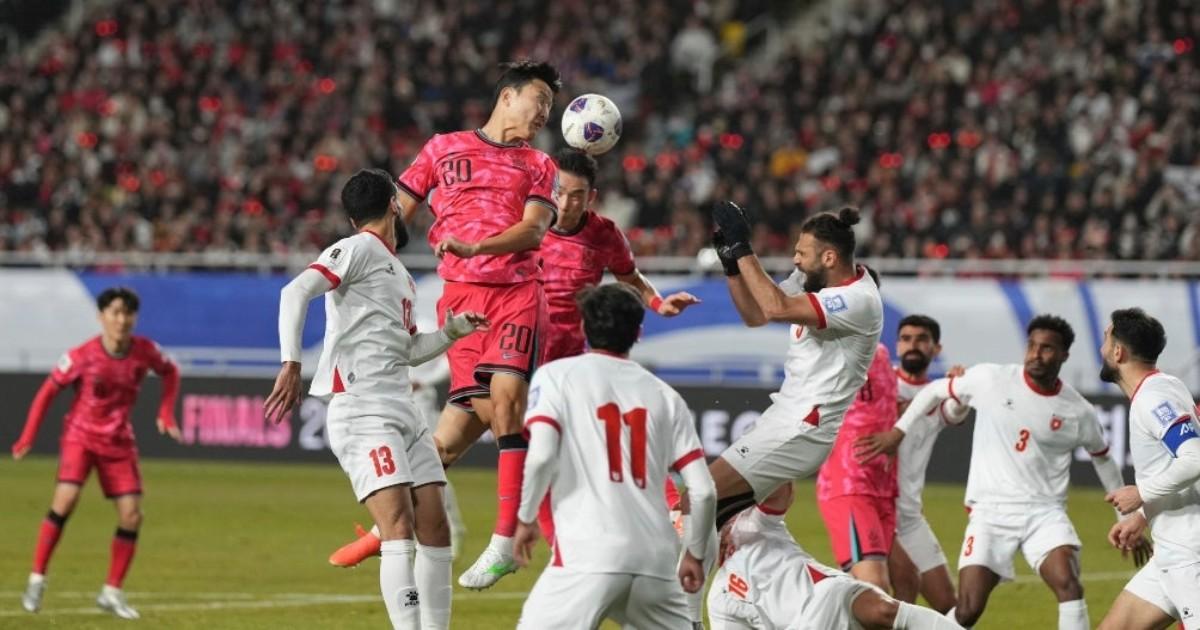 Corea del Sur empató en casa ante Jordania