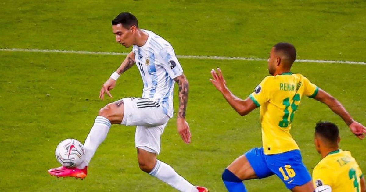 Di María reaccionó a las palabras de Raphinha