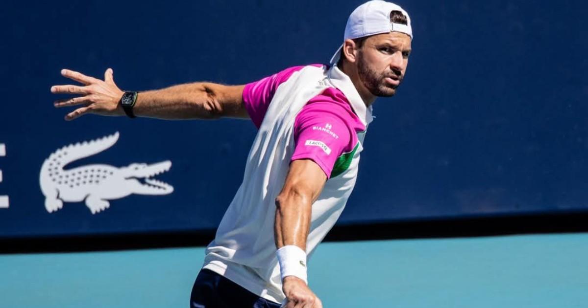 Dimitrov accedió a cuartos de final del Masters 1000 de Miami