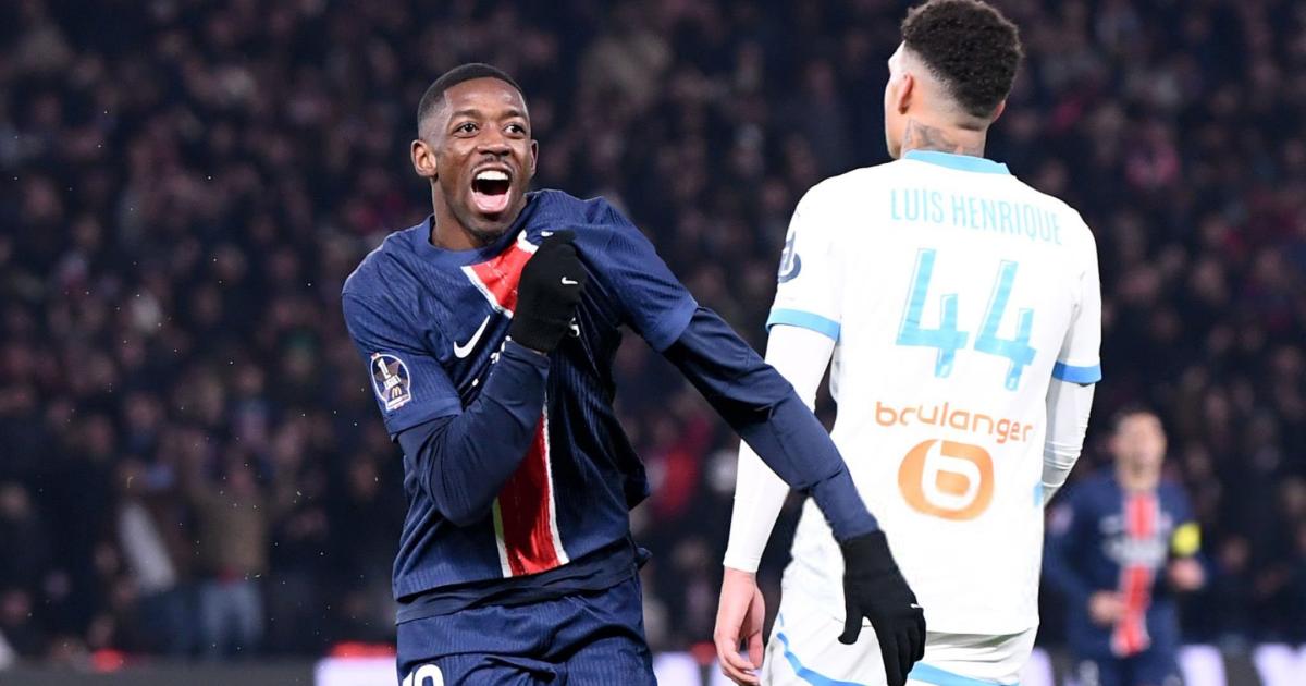 ¡A paso de campeón! PSG superó 3-1 al Marsella y sigue mandando en la Ligue 1