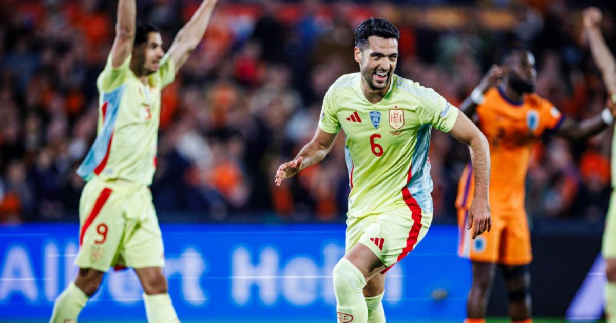 Mikel Merino héroe: España igualó con Países Bajos en los descuentos y dejó todo abierto