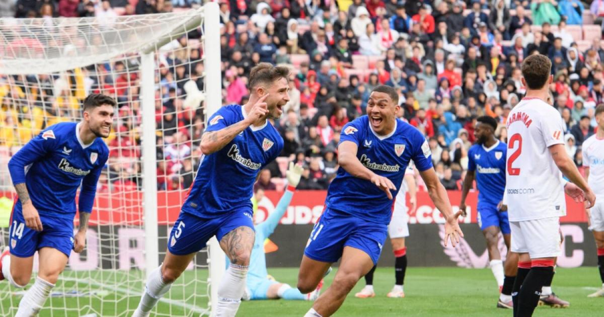 Athletic Club venció por 1-0 a Sevilla y se mantiene en la lucha por LaLiga