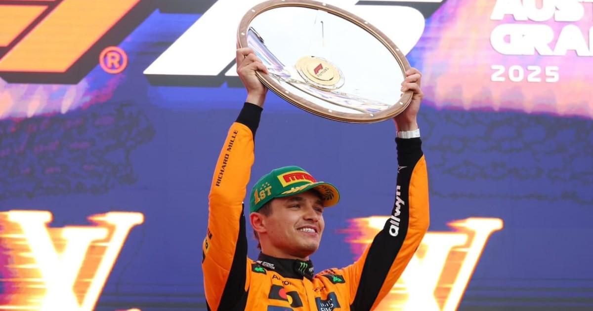 Lando Norris se quedó con el GP de Australia