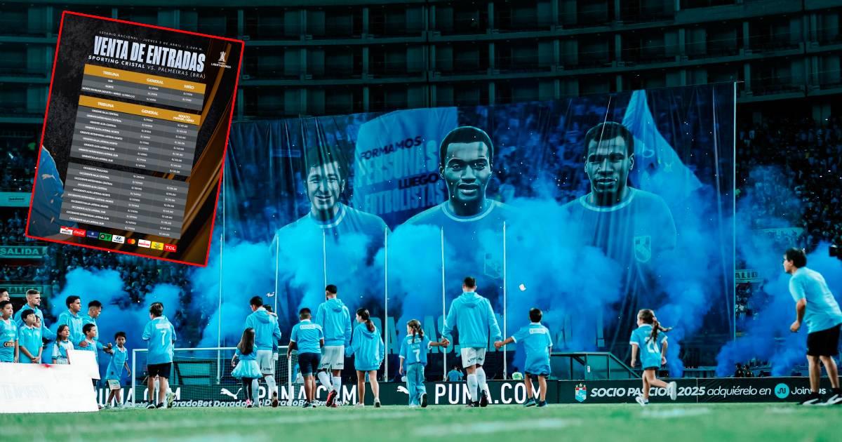Sporting Cristal puso a la venta entradas para duelo ante Palmeiras