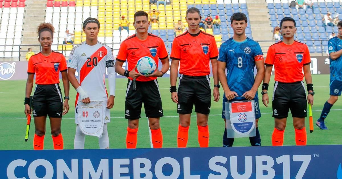(FOTOS) ¡Con el pie izquierdo! Perú U17 cayó goleado por Paraguay en Sudamericano