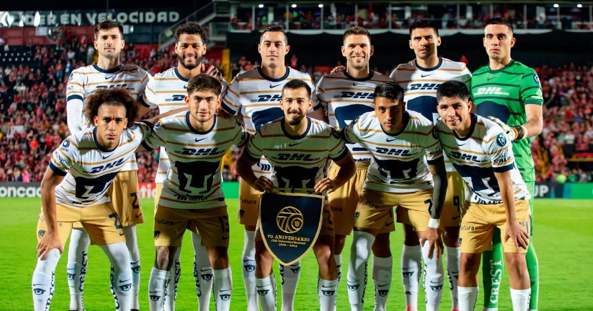 Pumas, con Quispe, avanzó en Concachampions