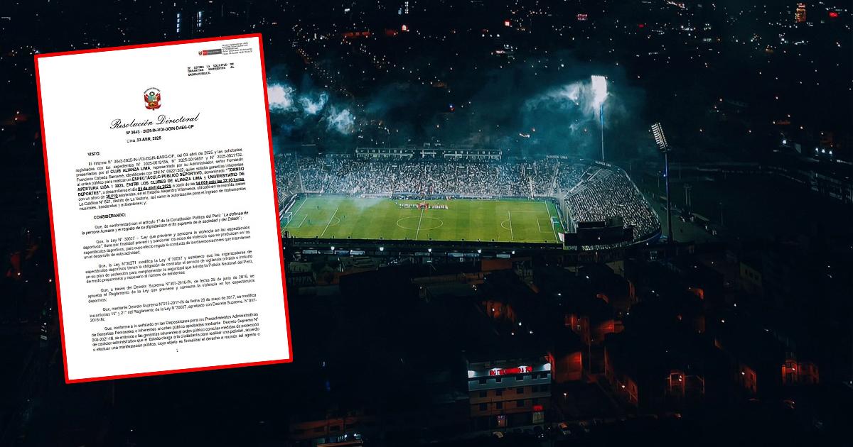¡Fiesta asegurada! Se autorizó ingreso de instrumentos y banderolas para Clásico Alianza - 'U'