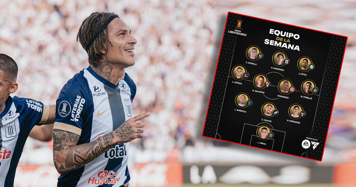 Paolo Guerrero integra once ideal de la tercera fecha de la Conmebol Libertadores