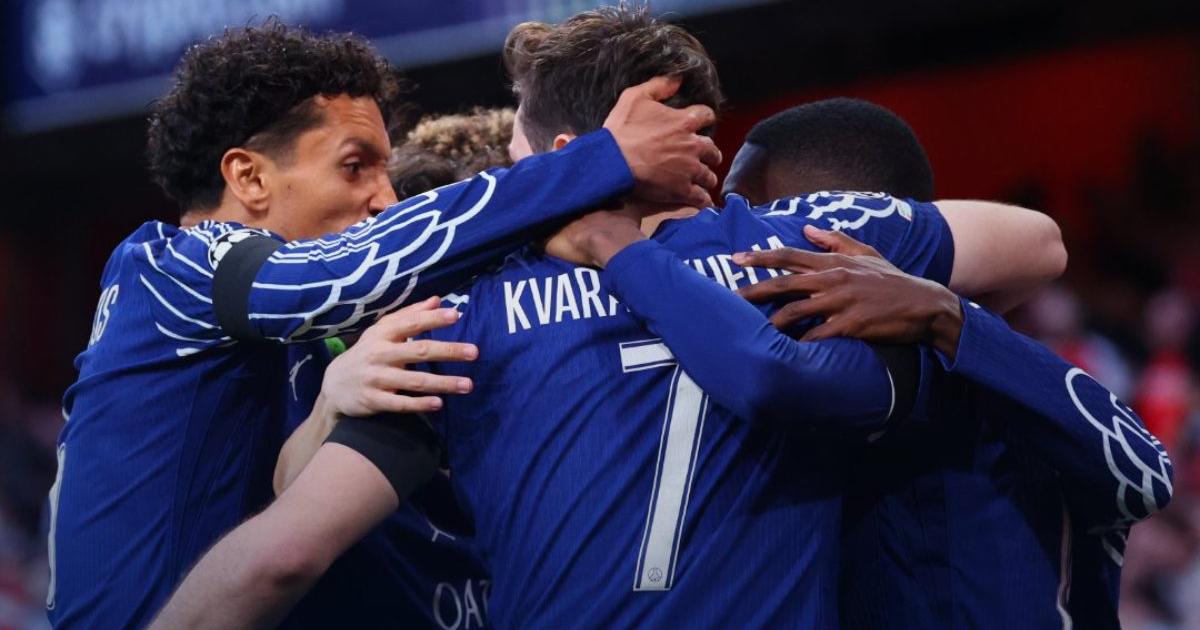 (VIDEO) ¡Sacó ventaja a domicilio! PSG superó al Arsenal en 'semis' de Champions