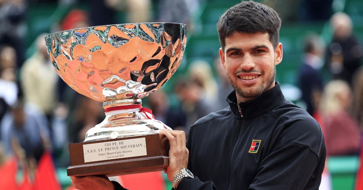 Alcaraz se coronó campeón del Masters 1000 de Montecarlo