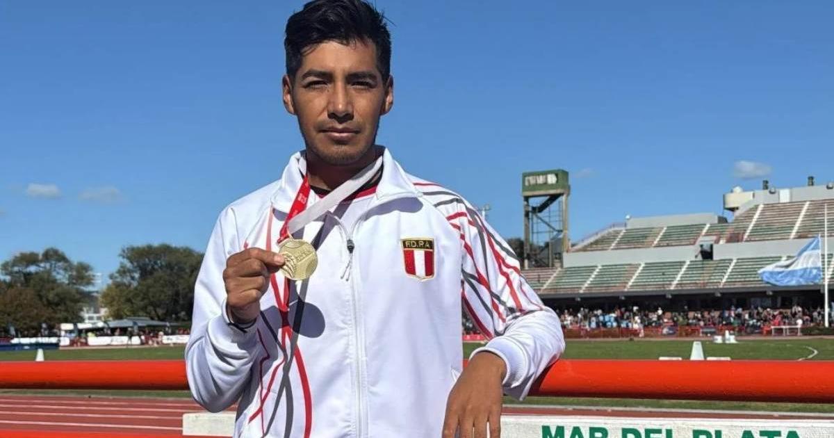  Luis Campos se coronó bicampeón del Sudamericano de Atletismo