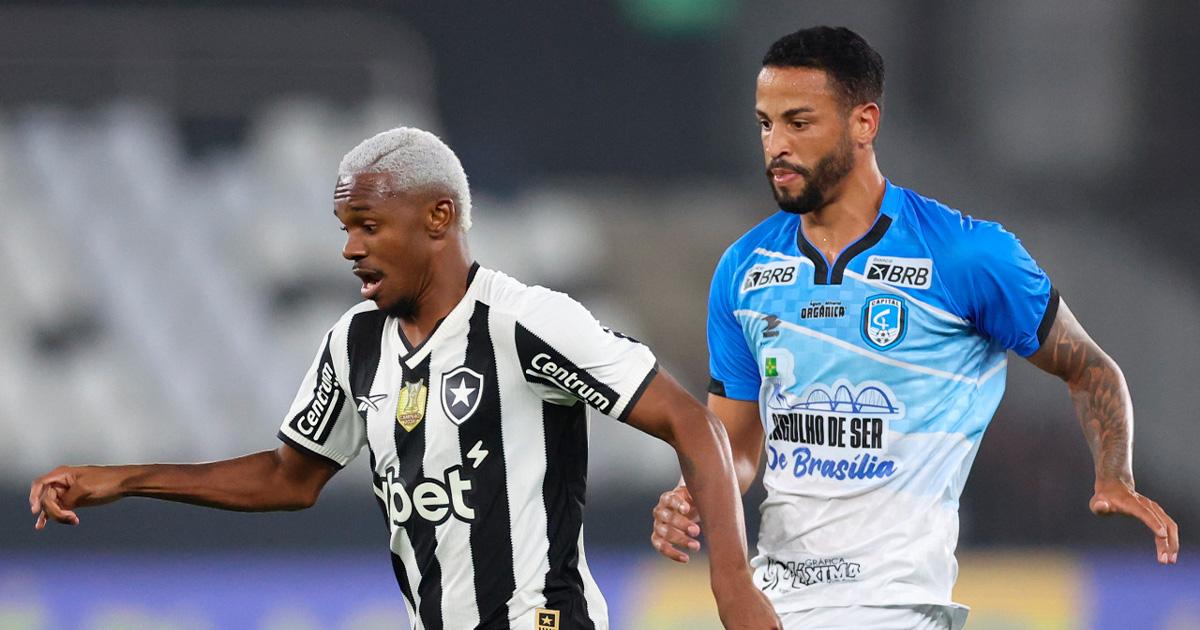Botafogo goleó y sacó ventaja en la tercera ronda de la Copa de Brasil