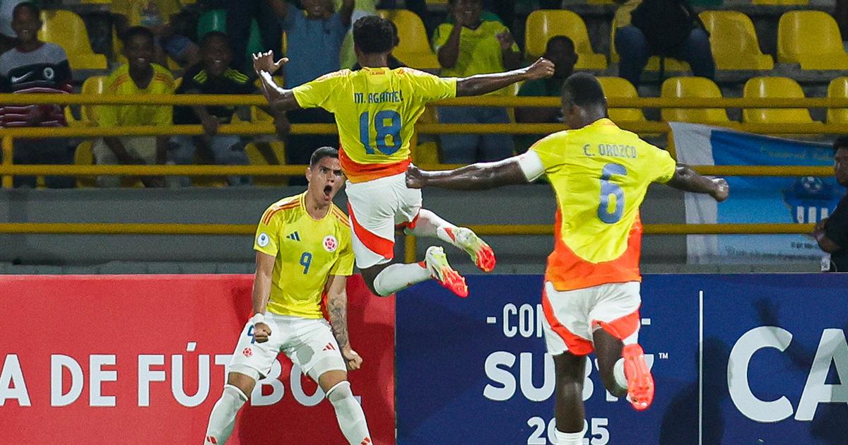 Colombia goleó a Venezuela y avanzó a la final del Sudamericano Sub 17