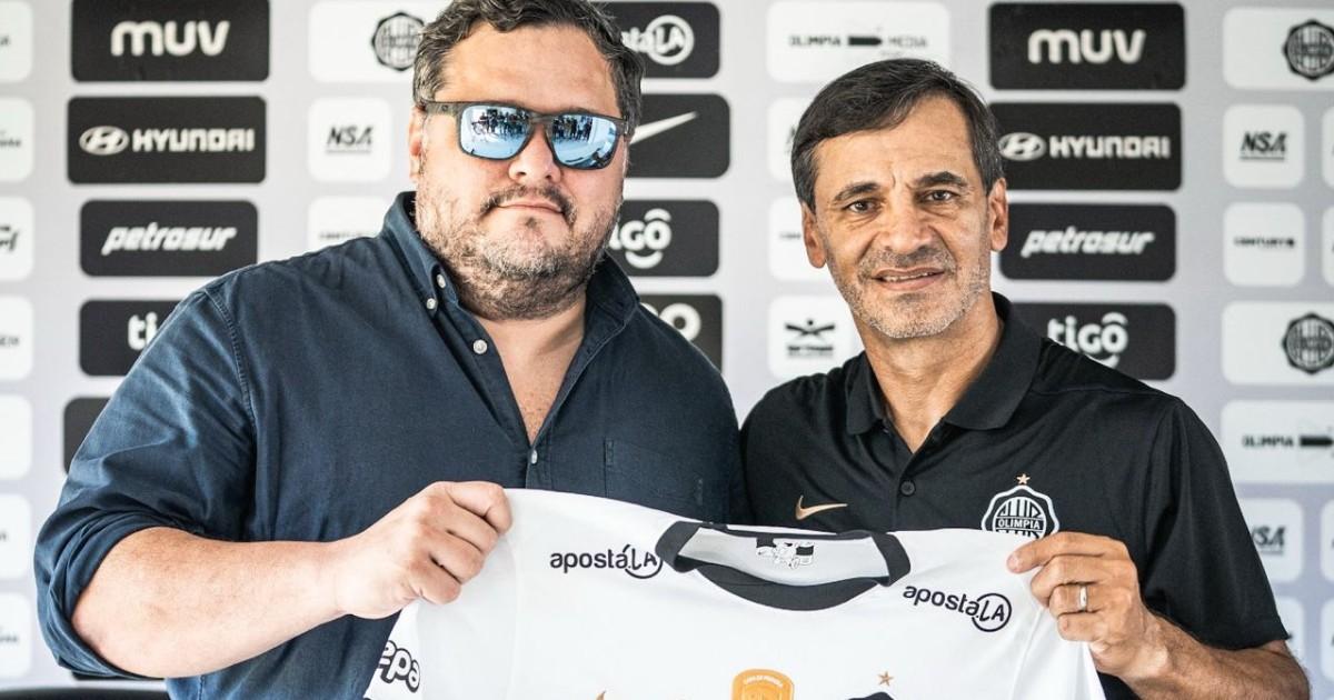 Bustos fue presentado en Olimpia: "Hoy estoy en el lugar donde quiero estar"