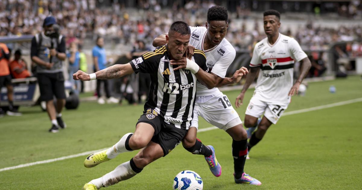 São Paulo, próximo rival de Alianza, empató 0-0 con Atlético Mineiro en el Brasileirao