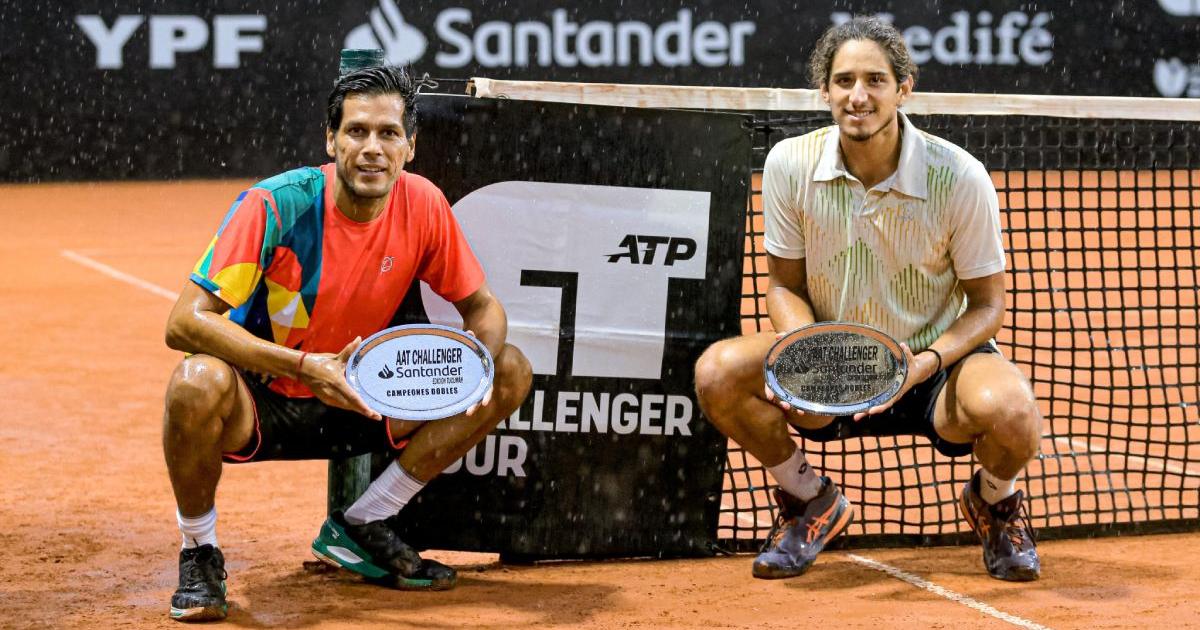 Conner Huertas del Pino se quedó con el título de dobles del Challenger de San Miguel
