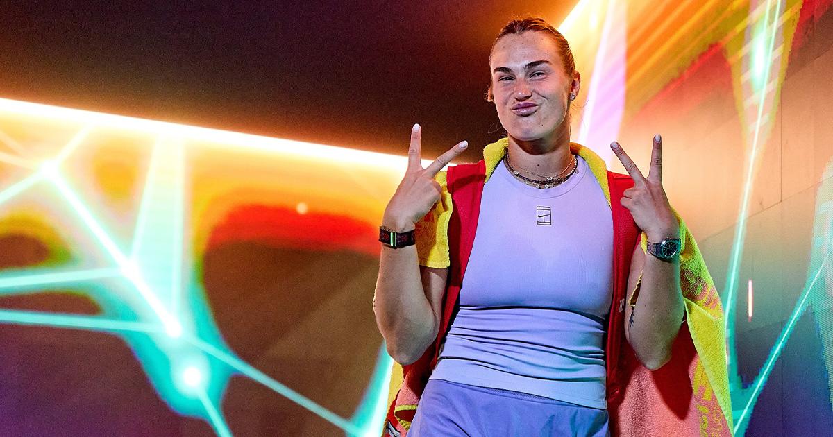 Aryna Sabalenka avanzó sin problemas a cuartos de final de Madrid