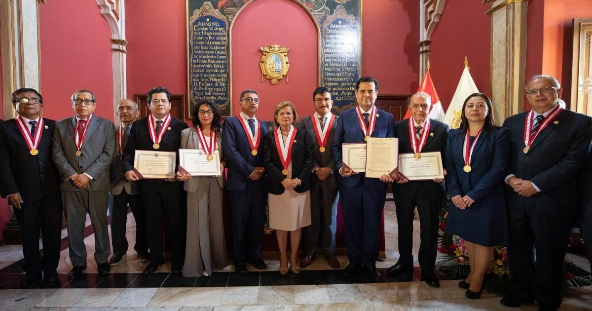 San Marcos reconoció a presidente del IPD con 'Medalla de Honor Sanmarquina'