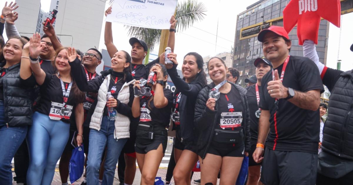 Grupo Gloria celebró destacada participación de su equipo en Maratón Lima 2025
