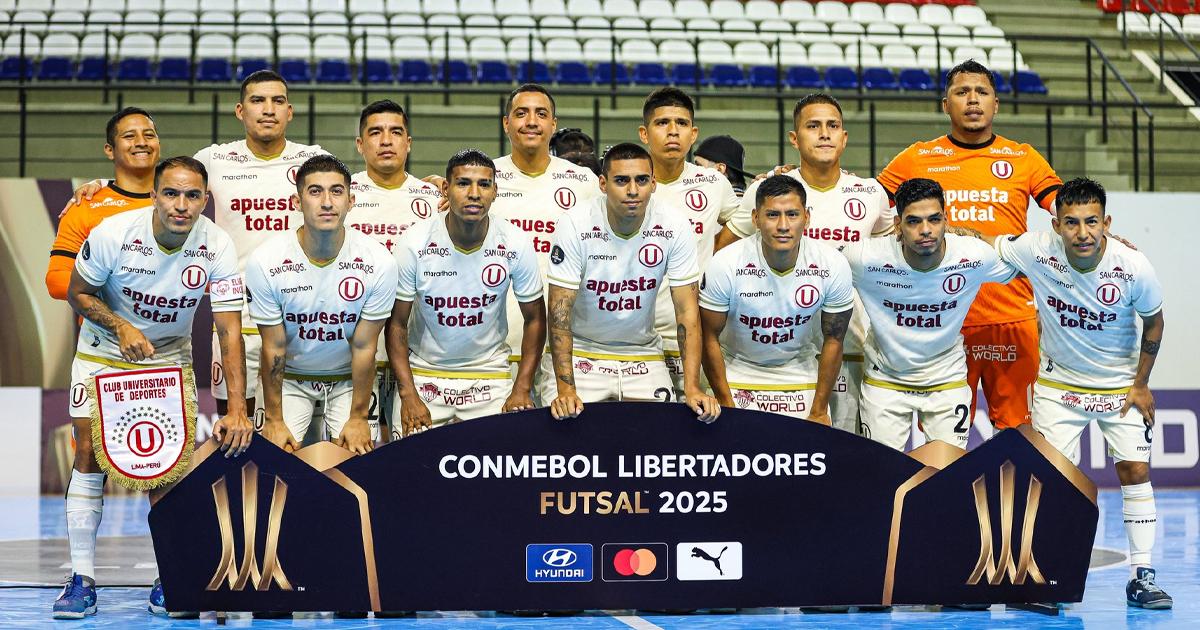 Universitario igualó con Fantasmas MM de Bolivia y cerró con un punto Copa Libertadores de futsal