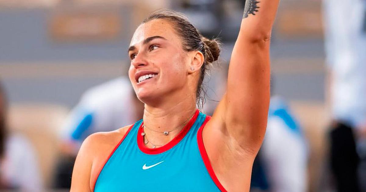 Aryna Sabalenka se metió a octavos de final de Roland Garros