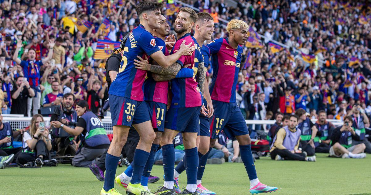Barcelona venció por 4-3 al Real Madrid y quedó a un paso del título