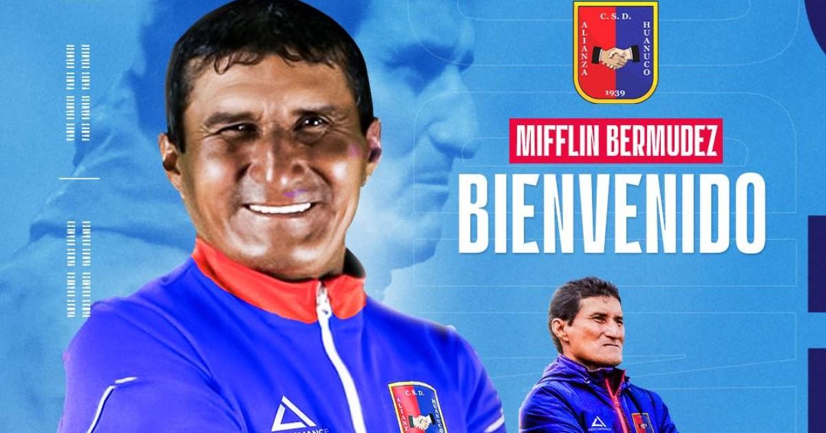 Mifflin Bermúdez es el nuevo técnico de Alianza Universidad
