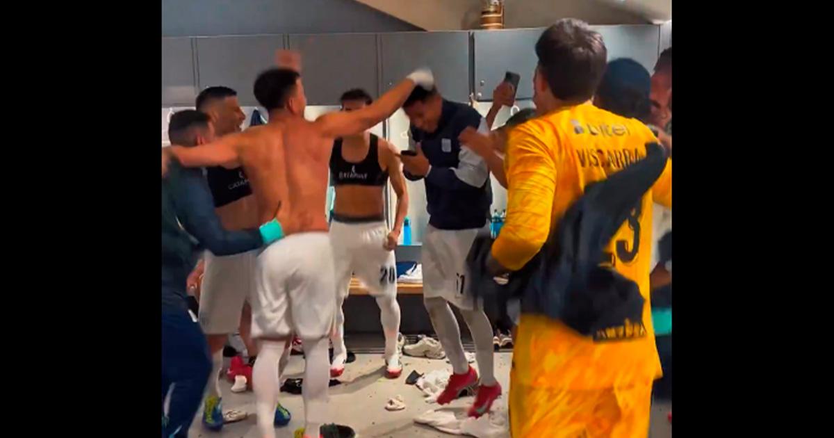 (VIDEO) Así fue la celebración de Alianza Lima en el vestuario tras clasificar a Copa Sudamericana
