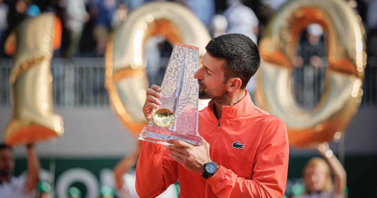 Djokovic ganó su título número 100 en Ginebra
