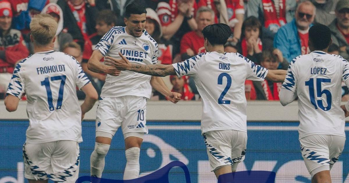 Con López de titular, Copenhague se coronó campeón de la Copa de Dinamarca