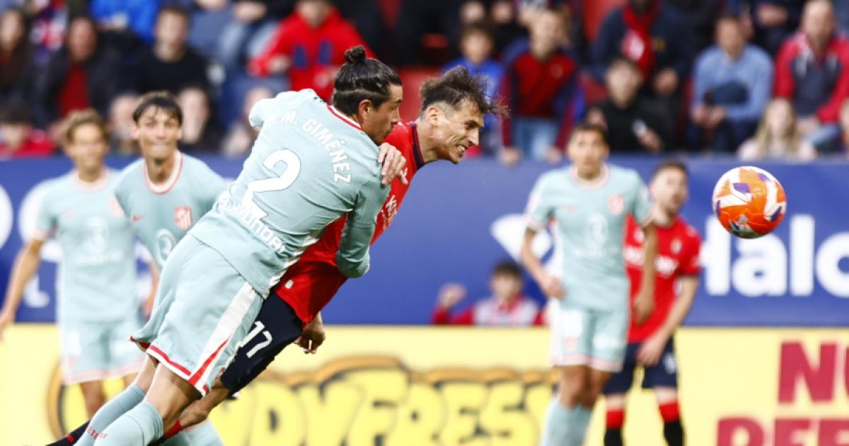 Osasuna sorprendió al Atlético de Madrid y lo venció 2-1 en el cierre de la jornada 36 de La Liga