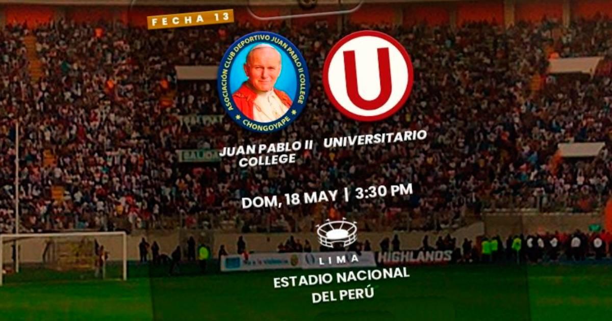 Juan Pablo II inició venta de entradas para duelo ante Universitario 