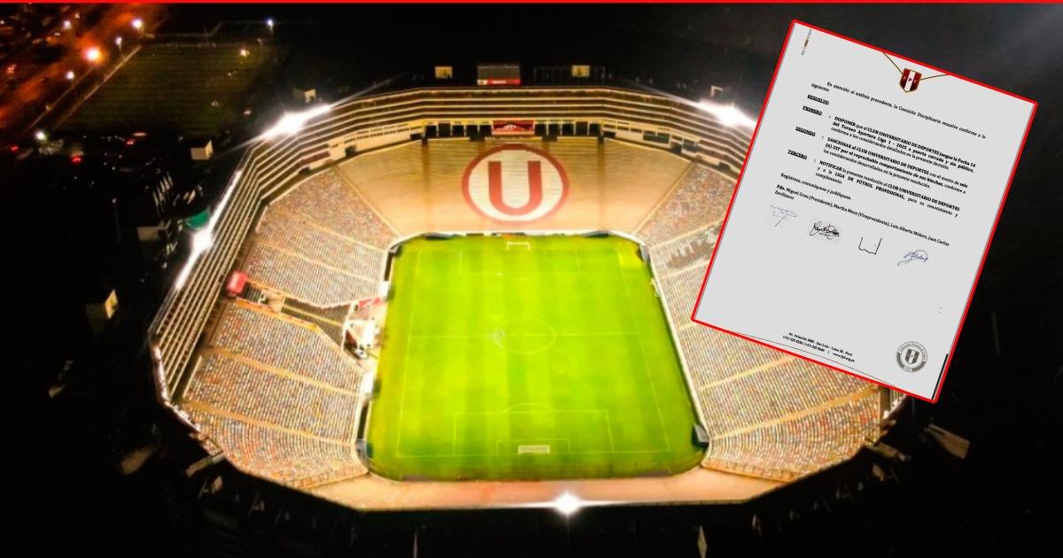 ¡CD-FPF sancionó a Universitario y partido ante Cristal será sin público!