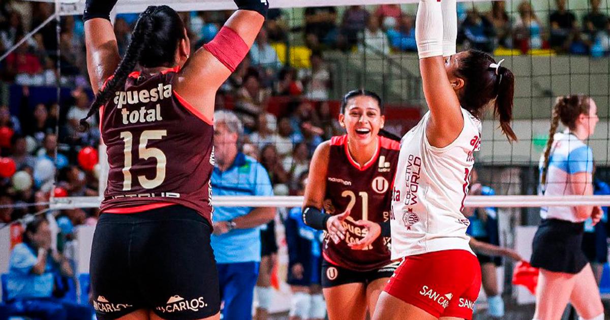 Habrá tercer juego: Universitario remontó y venció a Regatas Lima por la Liga Peruana de Vóley
