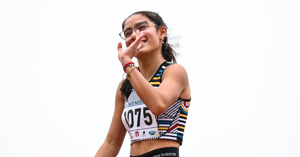 Cayetana Chirinos brilló en el Nacional U18 de Atletismo