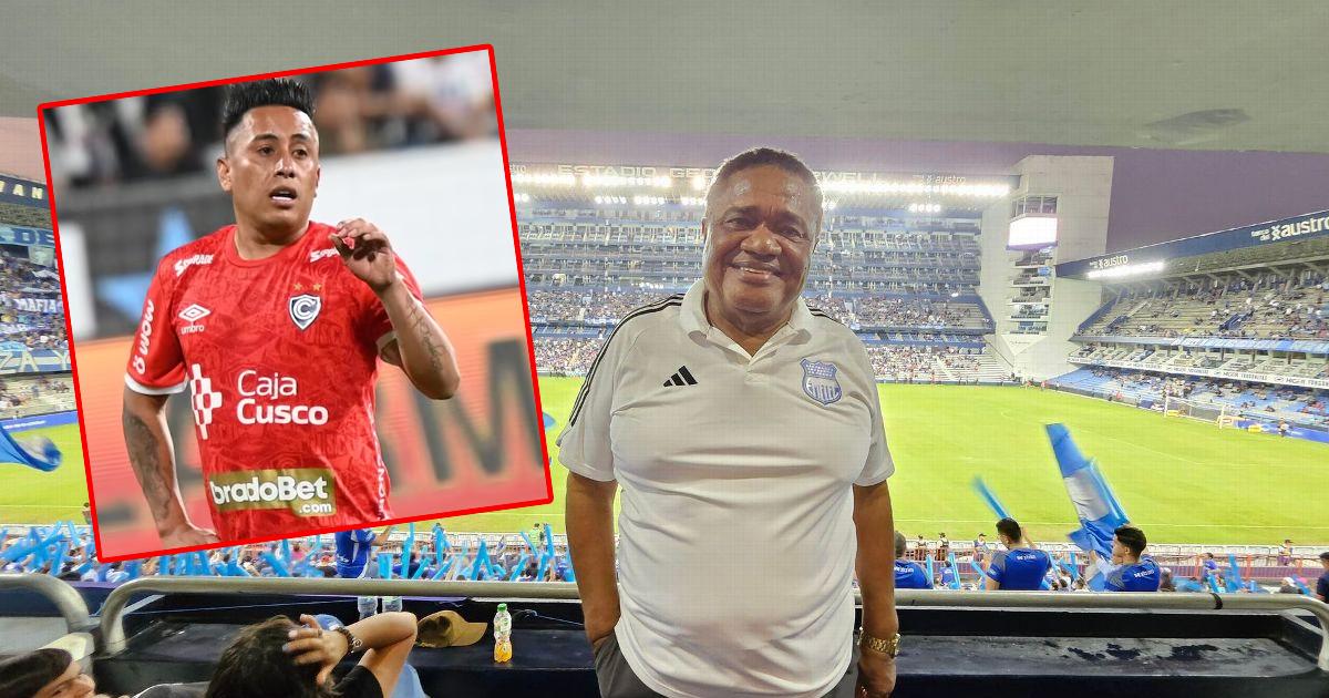 Pdte. de Emelec: "Mientras Cueva no arregle su situación con Cienciano, no podemos decir que es jugador nuestro"