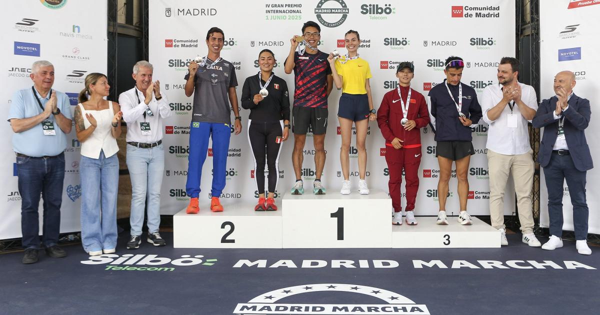 ¡Arriba Perú! Marchista nacional Evelyn Inga ocupó segundo lugar en España