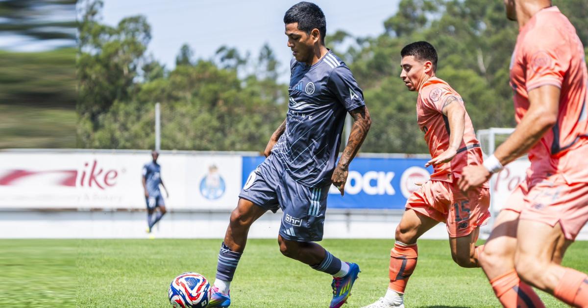 Joao Grimaldo fue titular en triunfo del Riga FC sobre Porto en choque amistoso