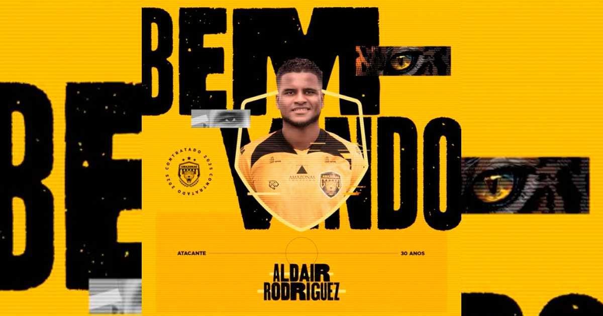 Amazonas FC confirmó fichaje de Aldair Rodríguez