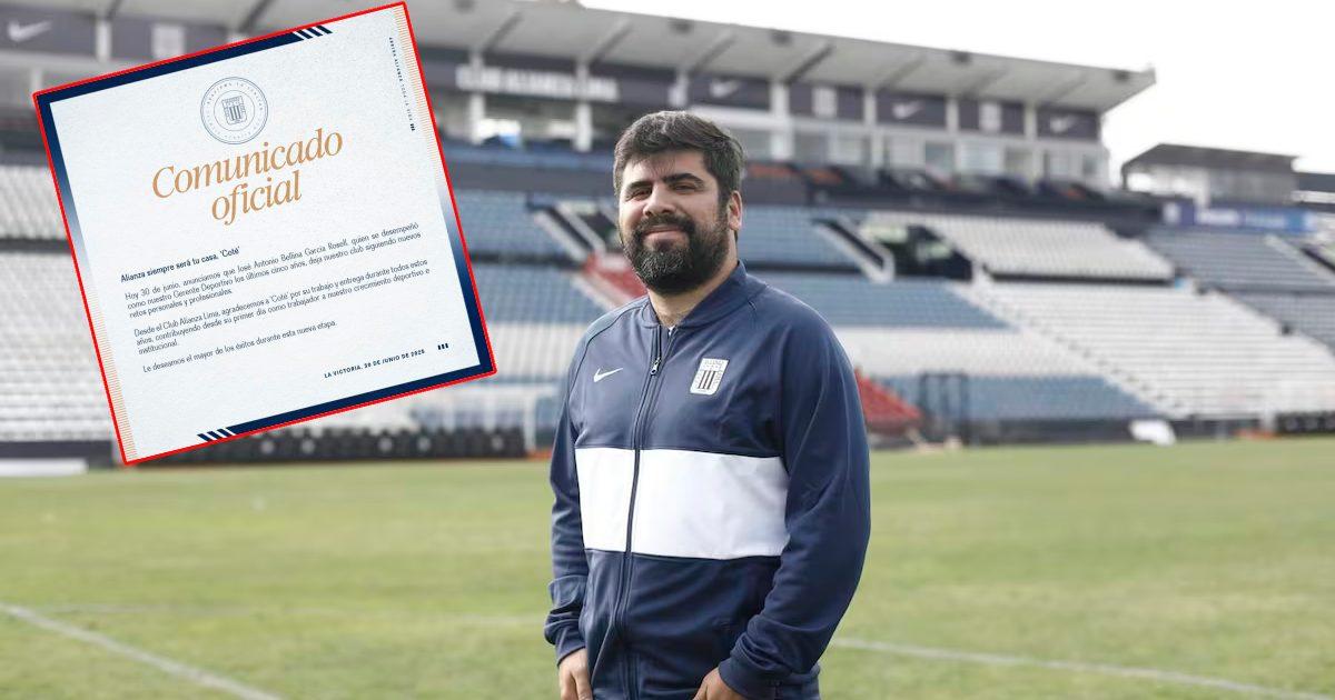 José Bellina dejó de ser Gerente Deportivo de Alianza Lima