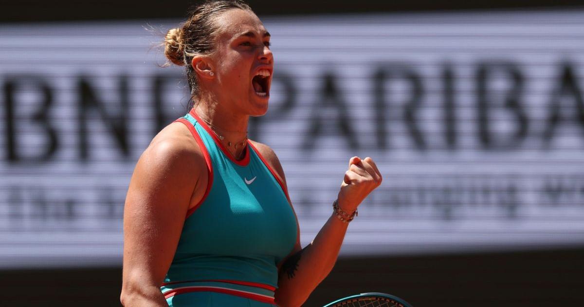 Sabalenka ya está en cuartos de final de Roland Garros